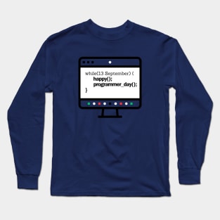 Celebrate Programmer Day Long Sleeve T-Shirt